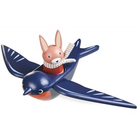 Hirondelle et son ami lapin