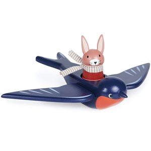 Hirondelle et son ami lapin