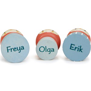 Famille de gnomes et forêt