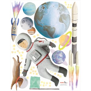 Planche stickers espace