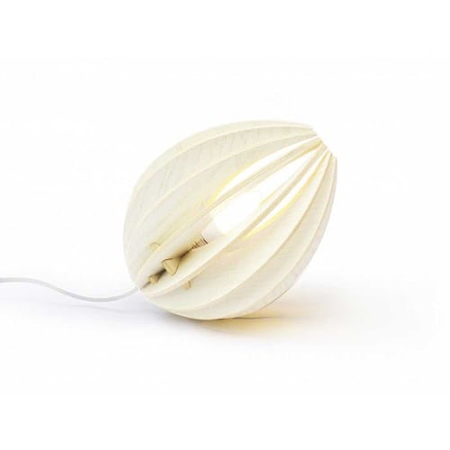 Gone's - Feve - lampe frêne blanc fil blanc