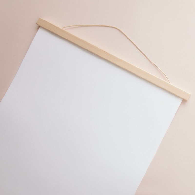 Porte-affiche en pin