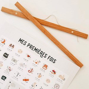 Porte-affiche en pin