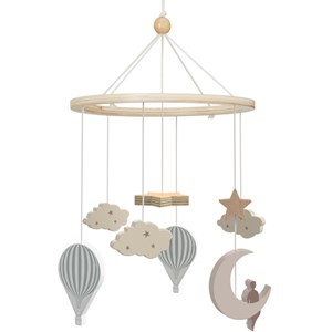 Mobile en bois pour berceau dreamland