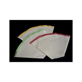 3 filtres à café coton bio réutilisable