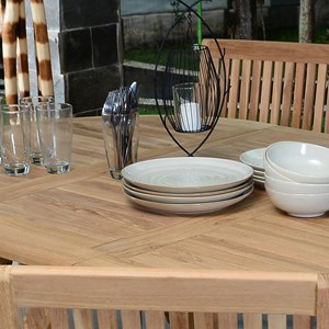 Salon de jardin en teck valence
