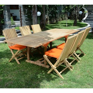 Salon de jardin teck vera cruz 6 places