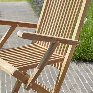 Fauteuil de jardin en bois de teck