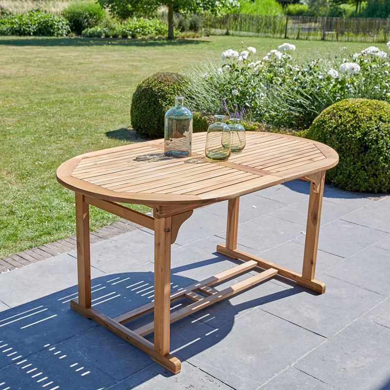 BOIS DESSUS BOIS DESSOUS - Table de jardin acacia 6 à 8 places