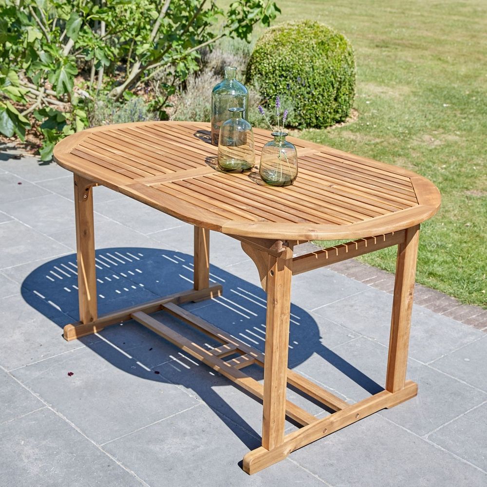 8 Table Jardin 6 Acacia De À Places EH2WeD9IY
