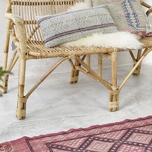 Canapé en rotin vintage