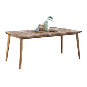 Table de jardin en teck 6 à 8 places