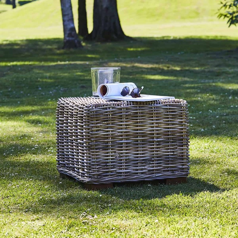 BOIS DESSUS BOIS DESSOUS - Table basse carrée en kubu naturel