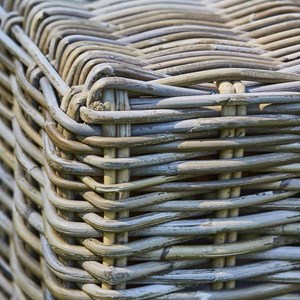 Table basse carrée en kubu naturel