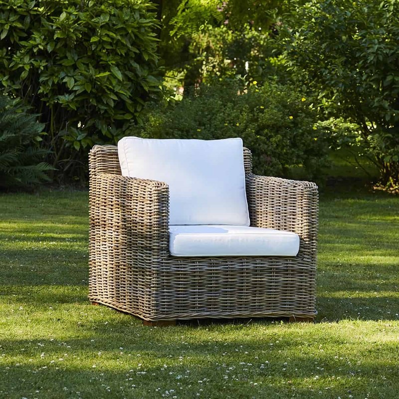 BOIS DESSUS BOIS DESSOUS - Fauteuil de jardin en kubu naturel