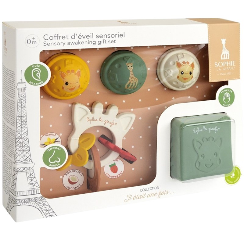 Coffret d'éveil sensoriel sophie la girafe