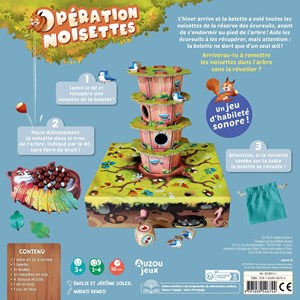 Jeu de société opération noisettes