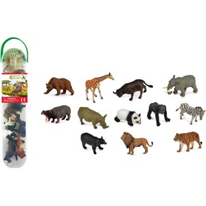 Set de 12 animaux sauvages (7-11 cm)