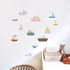 Planche sticker bateaux
