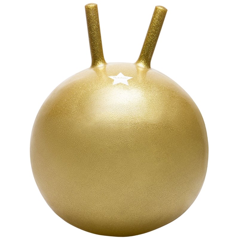 Ballon sauteur paillettes doré