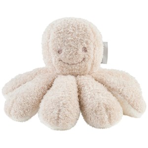 Peluche d'activités pieuvre lapidou beige (20 cm)