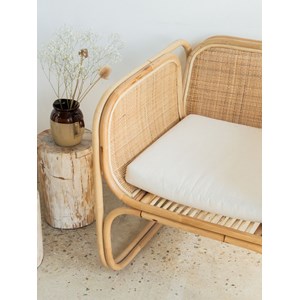 Jakob, le fauteuil en rotin clair n°362