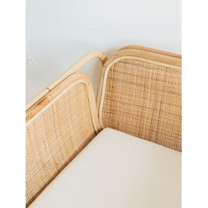 Jakob, le fauteuil en rotin clair n°362