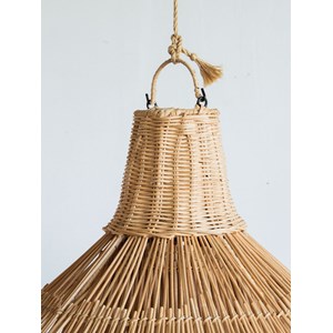 Suspension lanterne en rotin n°57