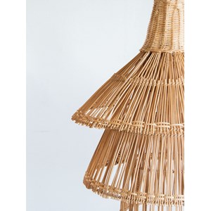 Suspension lanterne en rotin n°57