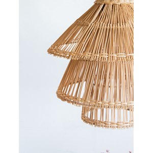 Suspension lanterne en rotin n°57