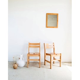 Alma, la paire de chaises en pin n°363