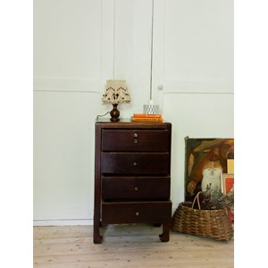 Meuble de rangement en bois foncé n°276