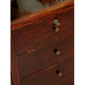 Meuble de rangement en bois foncé n°276