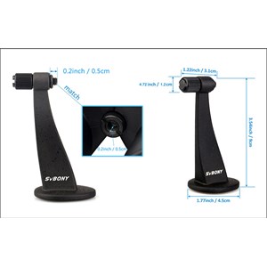 Adaptateur trépied métal jumelles svbony
