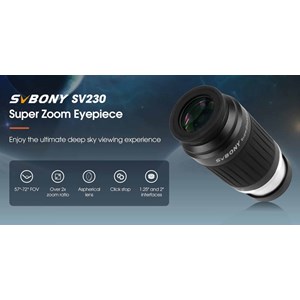 Oculaire zoom 8 à 20mm clickstop svbony