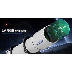 Lunette réfractive 102mm svbony