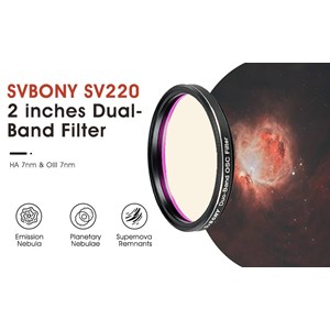 Filtre dual-band 2 pouces