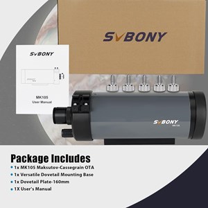 Télescope 105mm f13 compact svbony