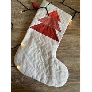 Kit couture quilt chaussette noel sapin