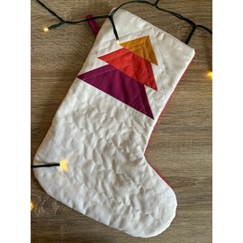 Kit couture quilt chaussette noel sapin