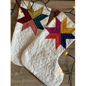 Kit couture quilt chaussette noel etoil