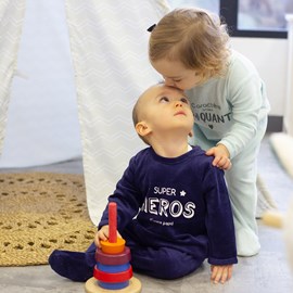 Dors bien super héros bleu 9 mois