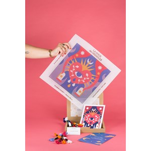 Kit de canevas a cœur ouvert