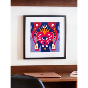 Kit de canevas a cœur ouvert