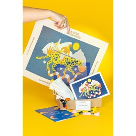 Kit de canevas le réveil de la lune