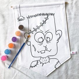 Kit - blason franky en tissu à peindre