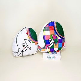 Kit - coussin éléphant à personnaliser
