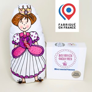 Kit - coussin princesse à personnaliser