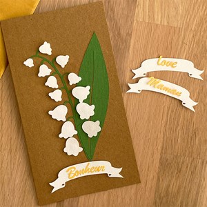 Kit - carte muguet à coller