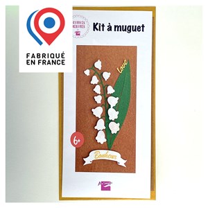 Kit - carte muguet à coller